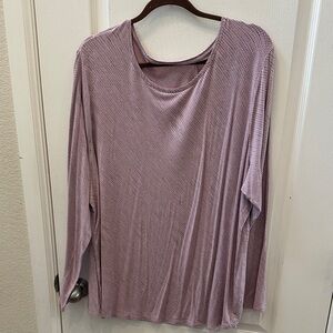 Apt. 9 Women's Dusty Pink Long Sleeve Tunic